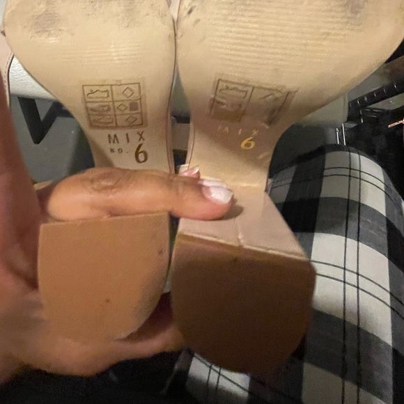 Nude Block Heels - Picture 8 of 8